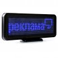 Panel LED bisnis dengan pemrograman teks 30 cm x 11 cm - biru