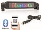 Farebný Bluetooth LED svetelný panel do auta programovateľný cez Smartphone - 42 cm x 8,5 cm