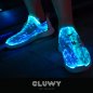 Meerkleurige sneakers met leds - GLUWY Star