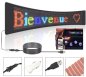 Panneau LED pour voiture - affichage LED flexible (défilement) polychrome - programmable via Bluetooth pour mobile