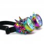 Ochelari Steampunk luminoși LED caleidoscopici culoare RGB + telecomandă