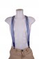 Light up suspenders for men - blue