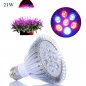 LED Leuchtmittel für Pflanzen 21W (7x3W)