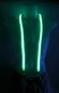 Party LED flashing men suspenders - green