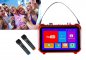 Karaoke partysystem bärbart set - 20W högtalare + 12" pekskärm + 2 bluetooth mikrofoner