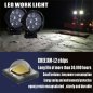 Snažno radno LED svjetlo 9 x 5 W (45 W)