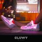 Meerkleurige sneakers met leds - GLUWY Star