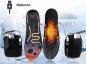 Heated insoles thermal - shoe size EUR 36-46 (3 heating levels) with 3600mAh battery