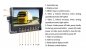 Set na cúvanie AHD LCD HD monitor do auta 7" + 4x HD kamera s 18 IR LED