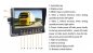 AHD LCD HD automobilinio monitoriaus atbulinės eigos 7 "+ 4x HD fotoaparatų su 18 IR šviesos diodų rinkinys