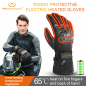 Vyhřívání rukavic elektrické voděodolné s 6000mAh baterie + 3 úrovně vyhřívání 40-65°