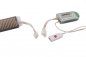 Programovatelný LED pásek bílý ohebný 3,5 x 15 cm s Bluetooth