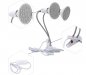 Lampe de culture pour plantes d'intérieur 80W (2x 40W) 2 têtes col de cygne avec 400x LED