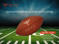 American football míč - Malý přenosný bluetooth reproduktor na mobil - 1x3W