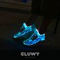 Meerkleurige sneakers met leds - GLUWY Star