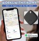 Llavero localizador de llaves - Mini llavero localizador GPS Bluetooth inteligente para smartphone iOS (Apple Find My)