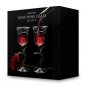 Rose wine glasses set of 2 - rose shaped wine glass gift