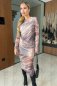 Dámske elegantné midy šaty - SOLIVETTE - fashion Julzz