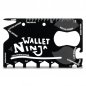 Ninja portemonnee - multifunctionele 18in1 gereedschapskaart