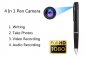 SPY SET - WiFi pen kamera P2P live streaming med FULL HD + Spy ørestykke