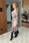 Dámske elegantné midy šaty - SOLIVETTE - fashion Julzz