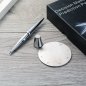 Levitating pen stainless steel with magnetic base and compass