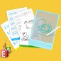 Detský tablet - smart zápisník LCD tabulka na kreslenie / písanie pre deti priehľadná 8.5”