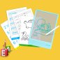 Tableta de escritura para niños - Cuaderno inteligente transparente LCD para dibujar 8,5"