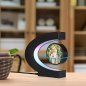 Flytende fotoramme - flytende glassbilderammer magnetiske med RGB-fargebelysning