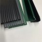 PVC fence slats for rigid panels - 3D vertical PLASTIC FILLING FOR MESH AND PANELS - GREEN