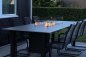 Tisch mit Gaskamin 2 in 1 - Luxuriöser Esstisch für den Garten oder die Terrasse