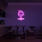 Enseigne lumineuse LED murale CAFÉ - logo néon 75 cm