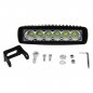 LED pracovné svetlá  - rampa 6 x 2W (12W)