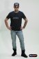 LED-t-shirt - programmeerbare oplichtende kleding Gluwy via smartphone (iOS / Android) - Witte LED