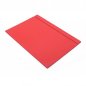 Office desk pad set 10pcs for women work desk (Red Leather) - Handmade