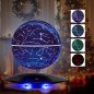 Planète galaxie en lévitation (système stellaire) 360° - Lampe constellation LED avec base magnétique