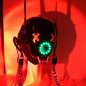 LED Rave kaciga - Cyberpunk Party 4000 s 12 višebojnih LED dioda