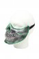 Máscara de fiesta LED - calavera verde