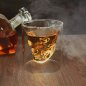 Dödskalleglas - whiskydrickande kristallset - Dödskallehuvud