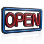 LED bord "OPEN" inscriptie - 50 cm x 25 cm