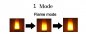 LED flame bulb - light bulb of a burning flame effect - imitating fire 5W