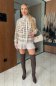 Elegantní dámské sako - hnědá barva pepito - SYLFARIA - fashion Julzz