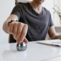 Rotujúca guľa kinetická - antistresová gulička s hypnotickým vírovým efektom 4cm