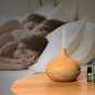 Aroma difuzer ultrazvukový na esencialní oleje a LED osvětlením pro aromaterapii 400 ml