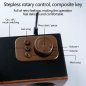 Bezdrátové retro rádio přenosné s Bluetooth + FM/AM rádio / AUX / USB disk / Micro SD