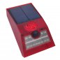 ソーラー アラーム センサー - 防水 IP65 ランプ 6 モード + モーション検出 + リモコン
