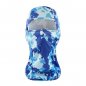 Breathable and windproof balaclava - blue Camouflage