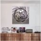 Stylové obrazy na zeď - Kovové (hliník) - LED podsvícené RGB 20 barev - Mandala 50x50cm