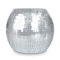 Cubitera con forma de bola de discoteca (para bebidas) en forma de bola de espejo de discoteca con un diámetro de 27,5 cm