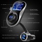 Trasmettitore FM wireless con chiamata Bluetooth e decodificatore MP3 / WMA + caricatore per auto USB 2x